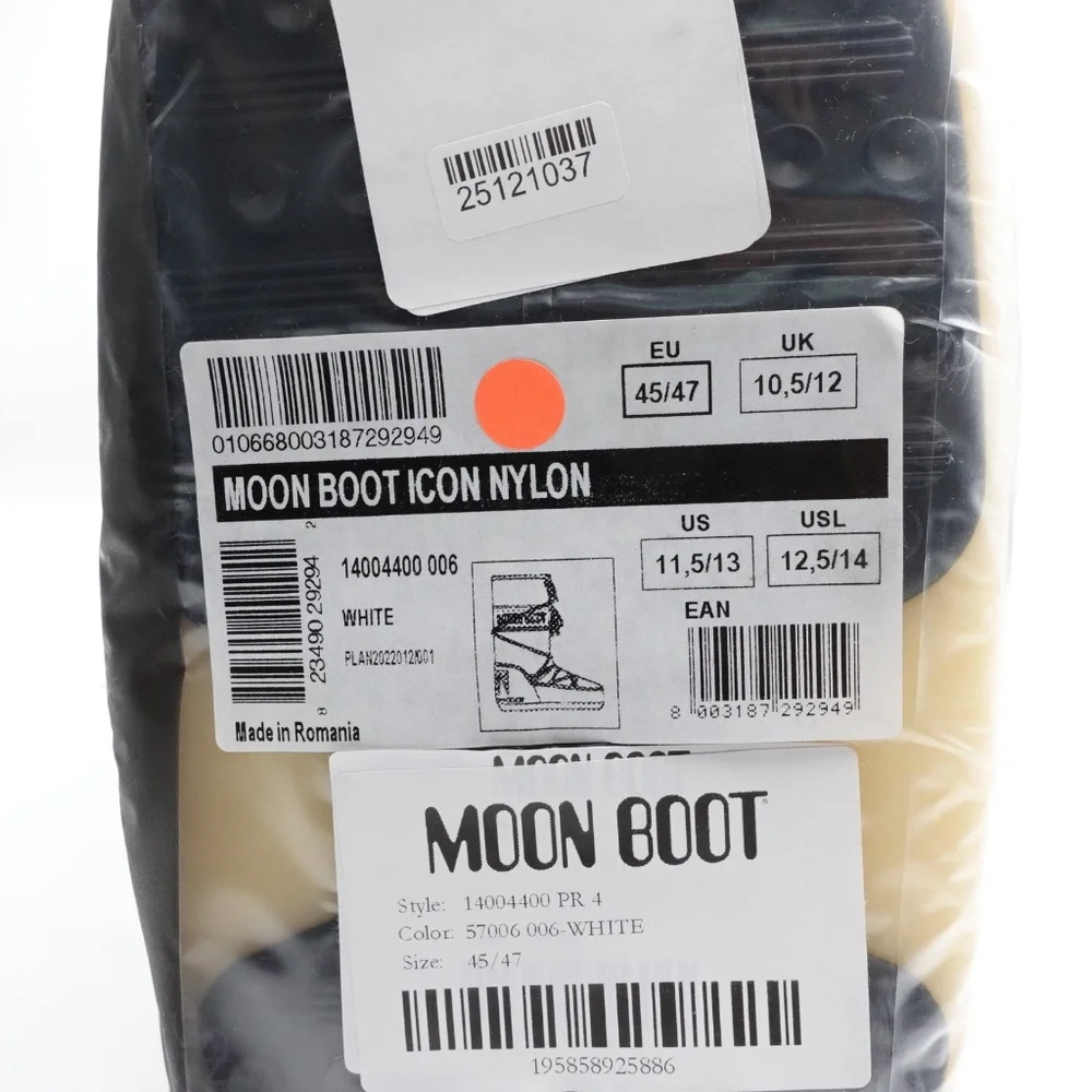 NEW Moon Boot Icon Nylon Winter Snow Boots 14004400-006